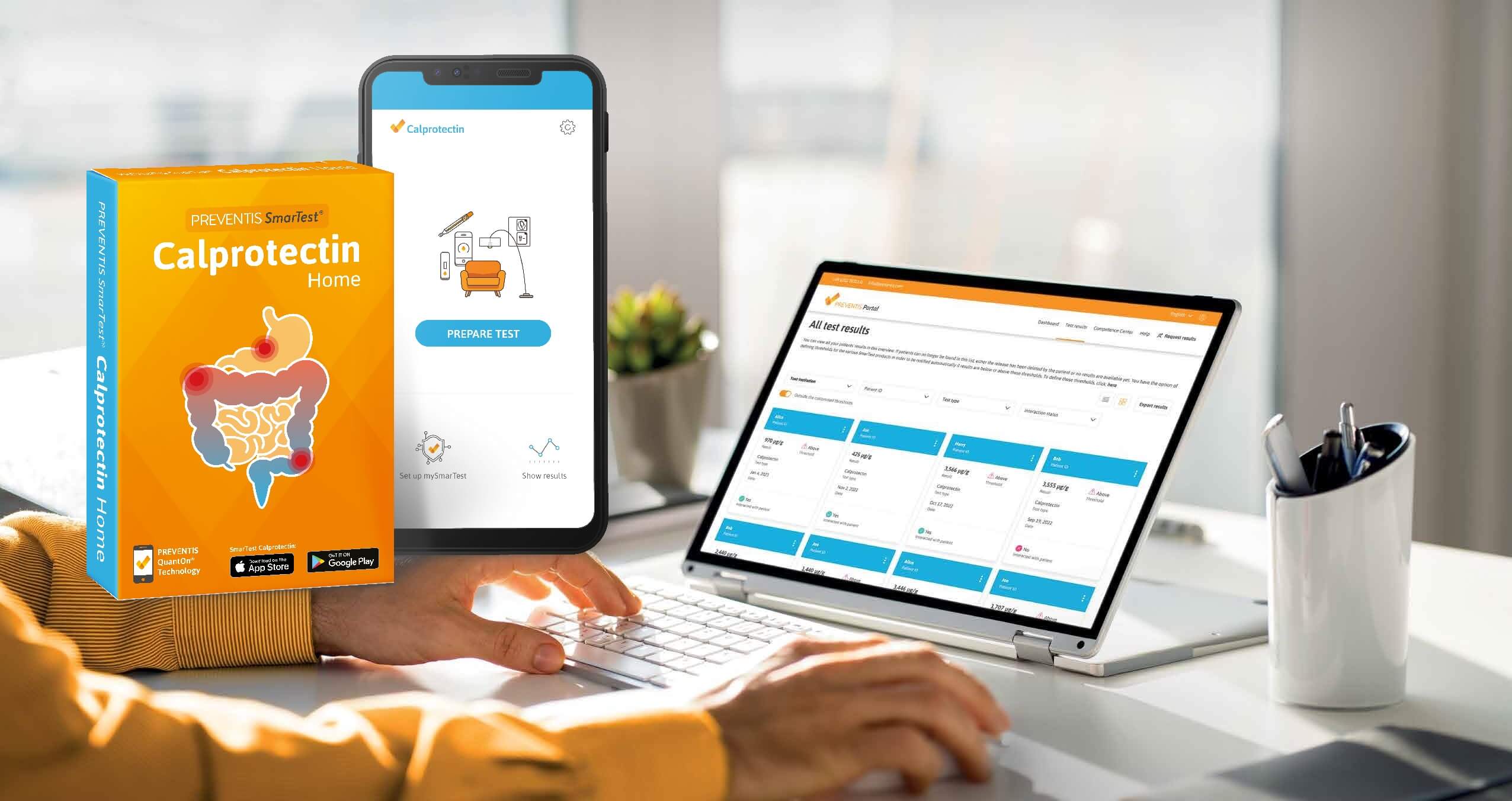 SmarTest Calprotectin Home test for IBD monitoring